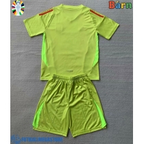 Fotballdrakt Barn Italia Keeper Hjemmedraktsett EM 2024 Kortermet (+ Korte bukser)